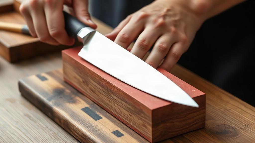 Messer schärfen mit Schleifsteinen – Körnung und Winkel halten. Pflege nach dem Schärfen: damit die Kante nicht sofort wieder leidet